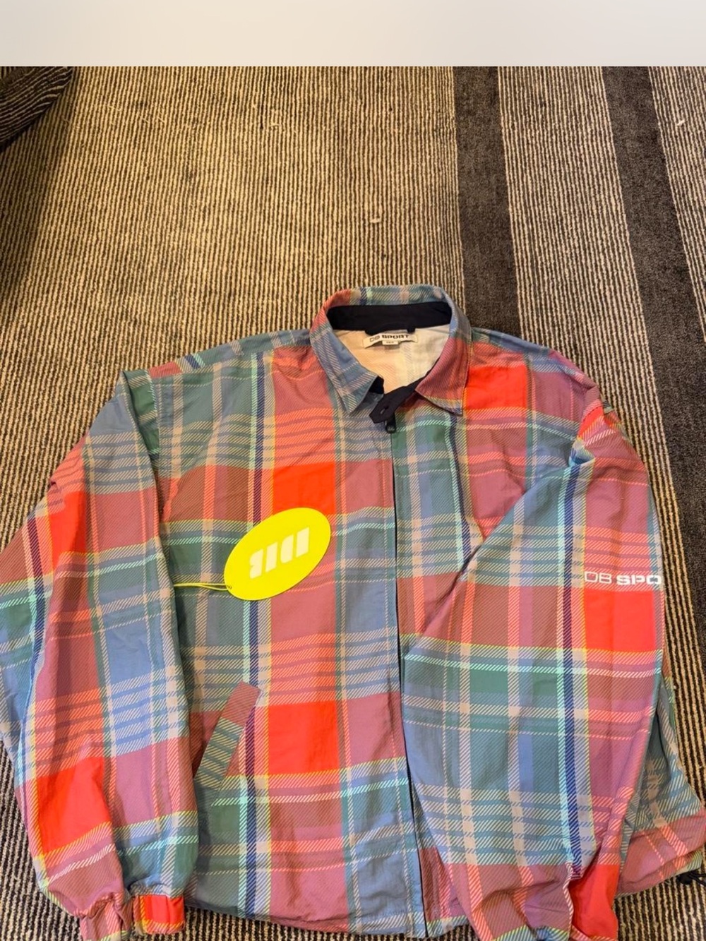 Dairy boy plaid trail jacket